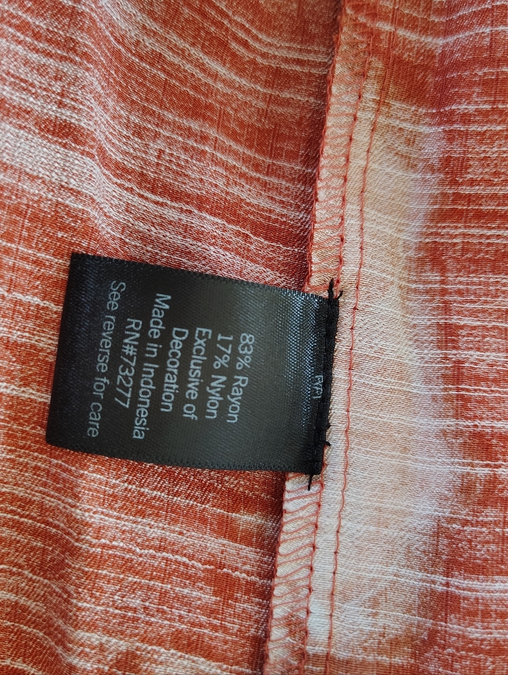 Simply Vera Wang Smocked Crosshatch Crepe Dress XL - Picture 12 of 13